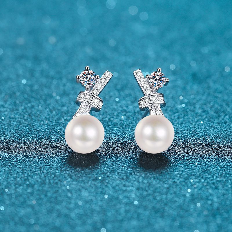 Womens Pearl Earrings