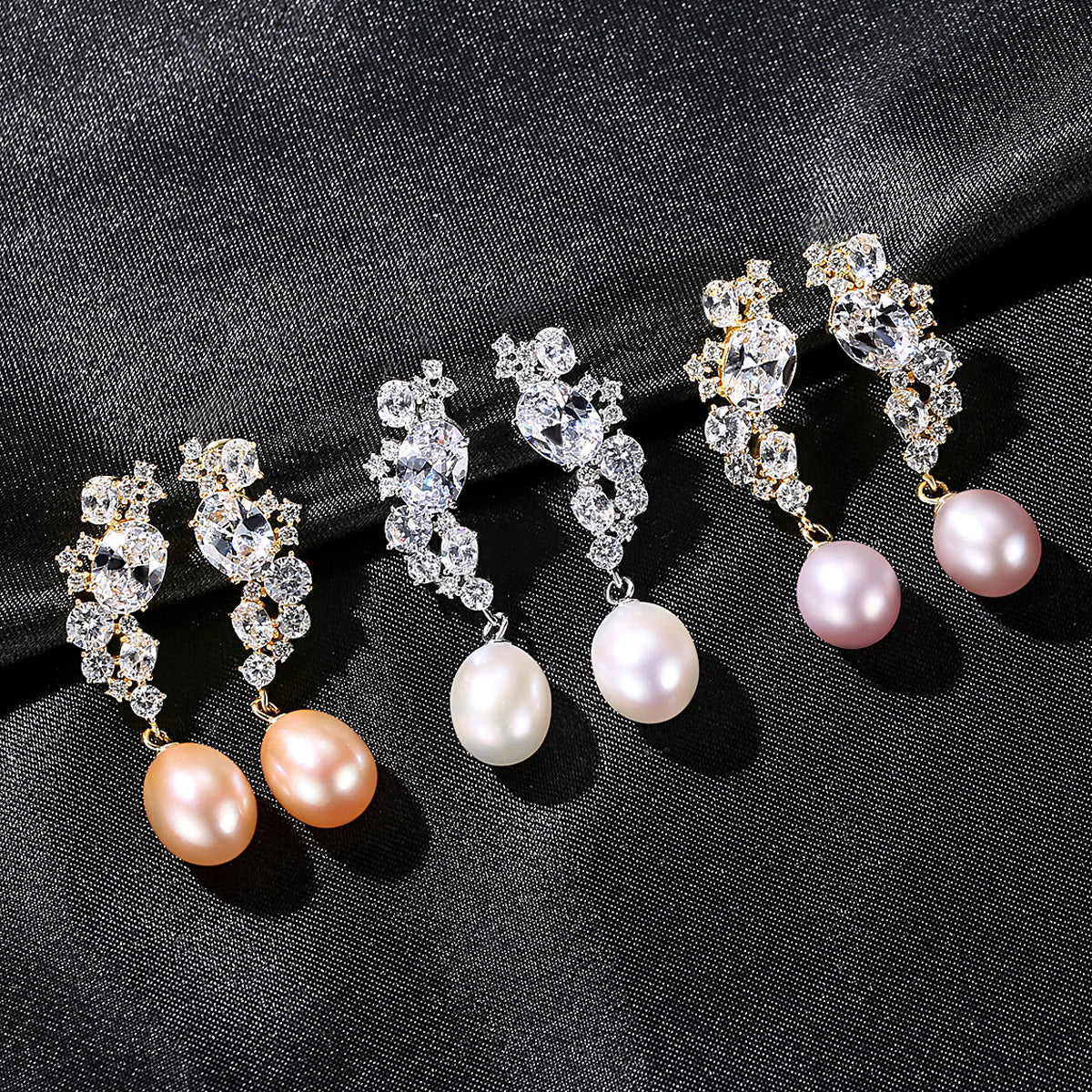 Antique Pearl Drop Earrings - HERS