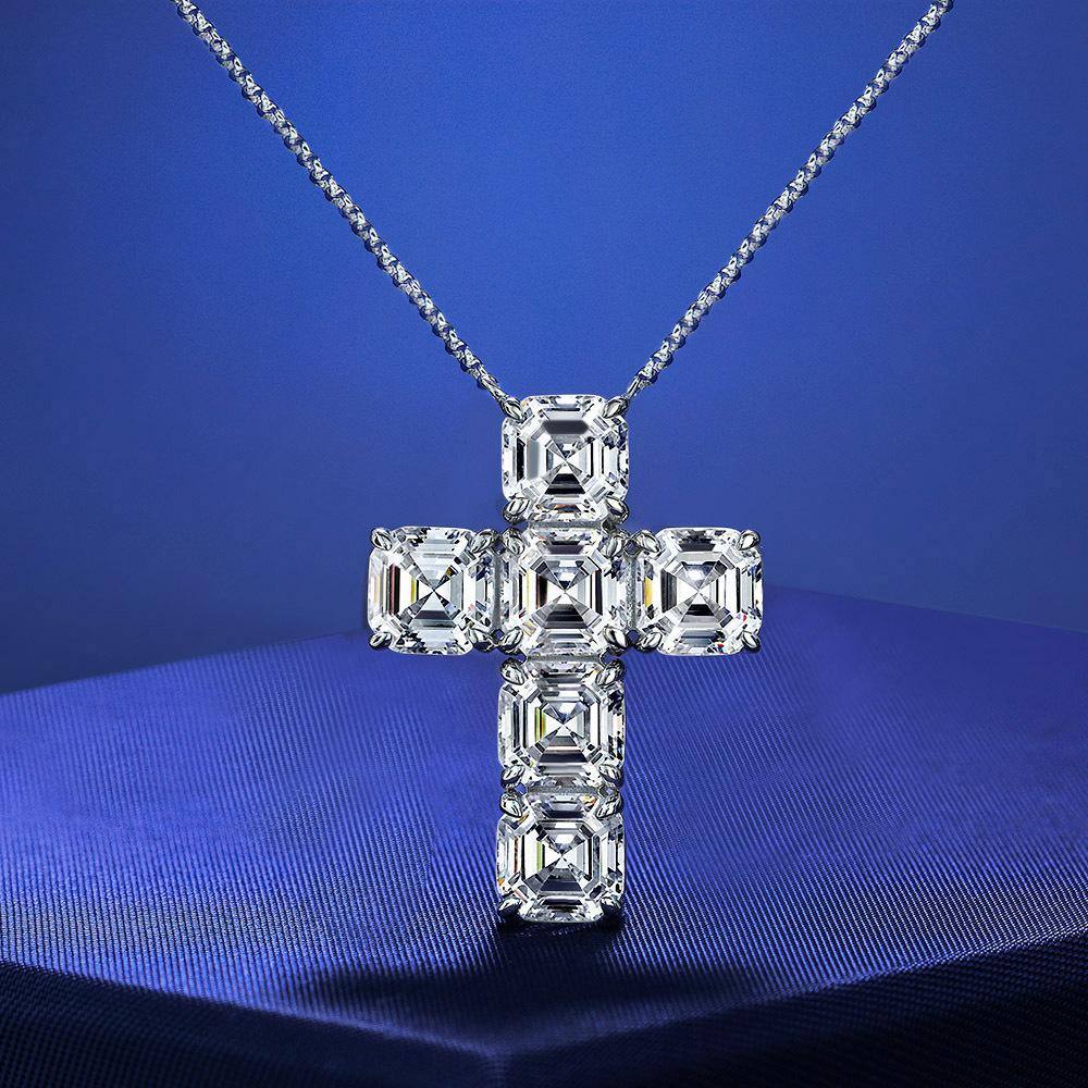 Diamond Cross Necklace - HERS