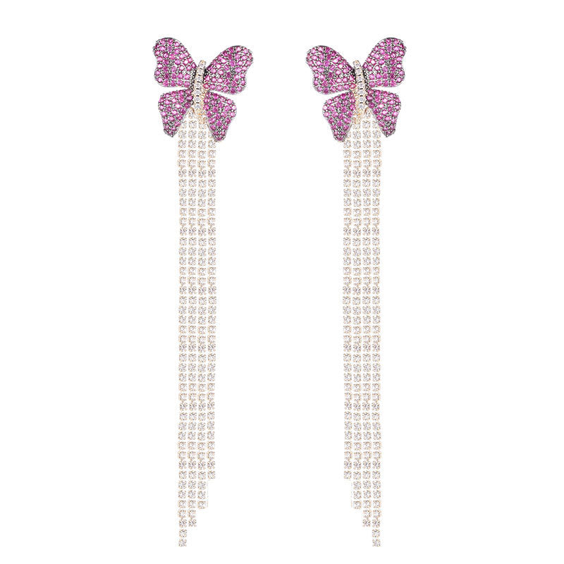 Butterfly Dangle Earrings for Women - HERS
