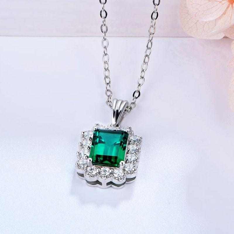 Green Emerald Necklace - HERS