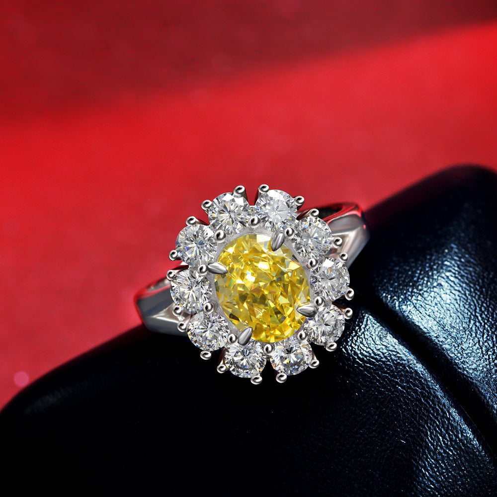 Yellow Canary Diamond Ring