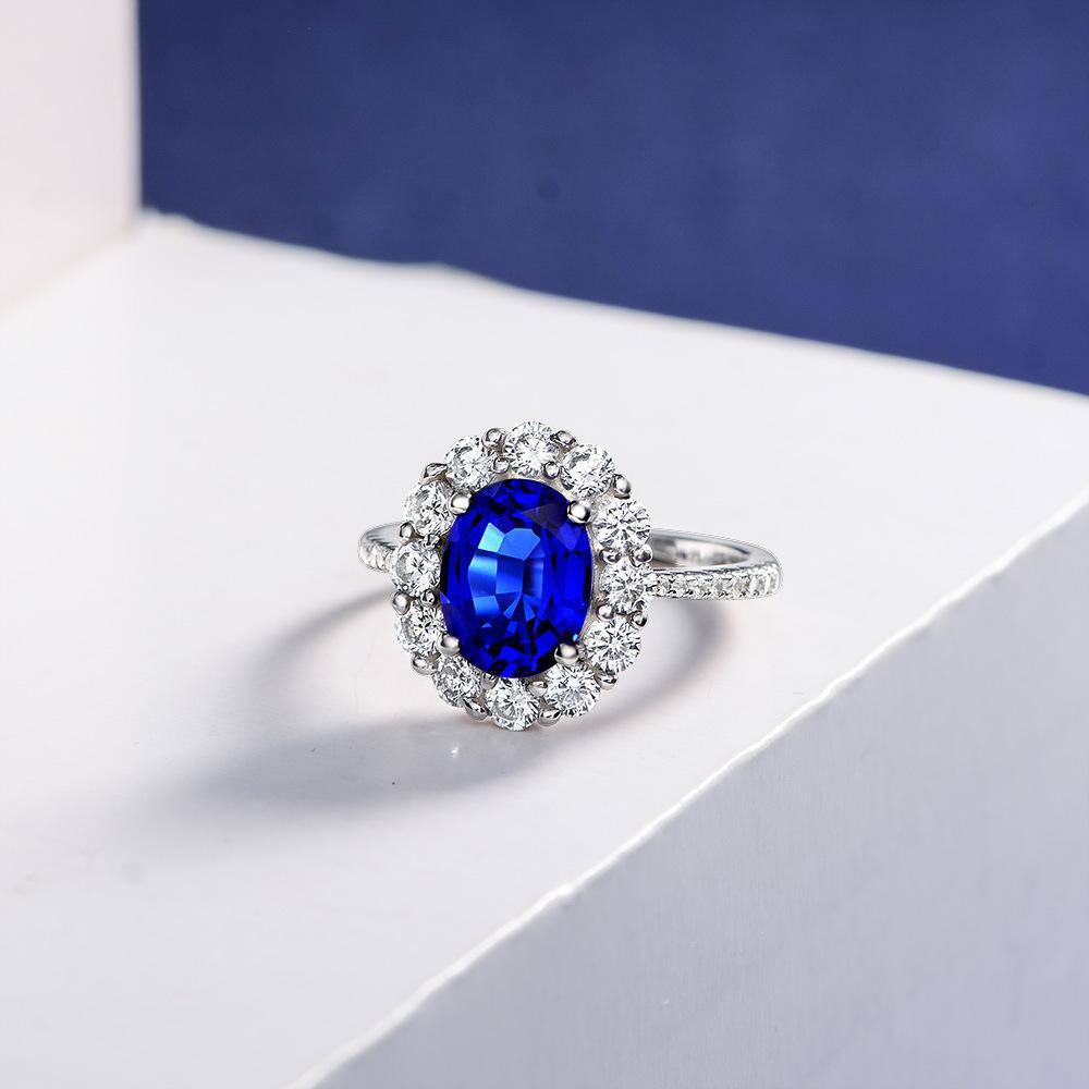 Sapphire Engagement Ring - HER'S