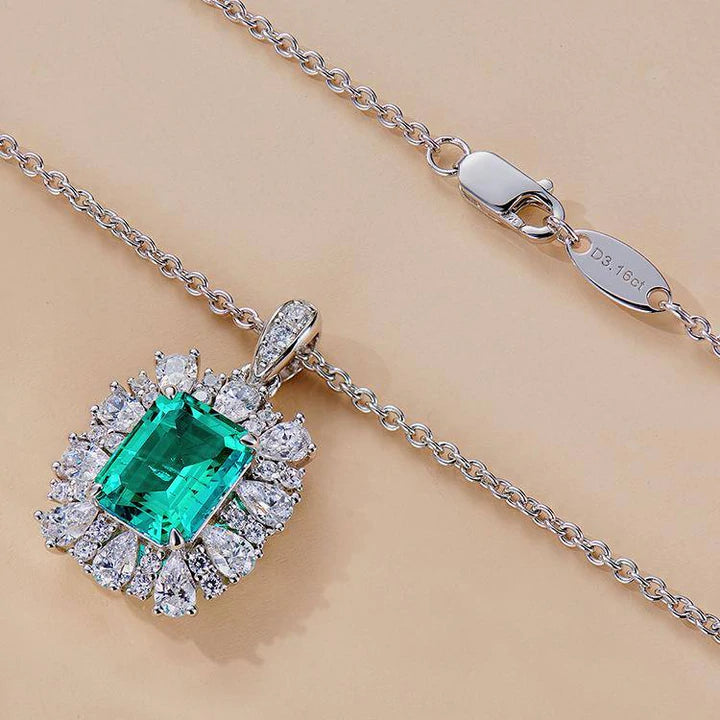 Emerald Necklace and Earring Set - HERS