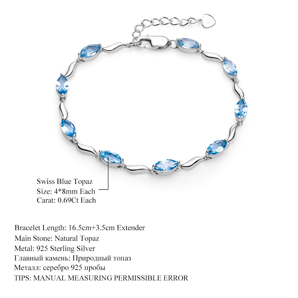 Blue Topaz Bracelet - HERS
