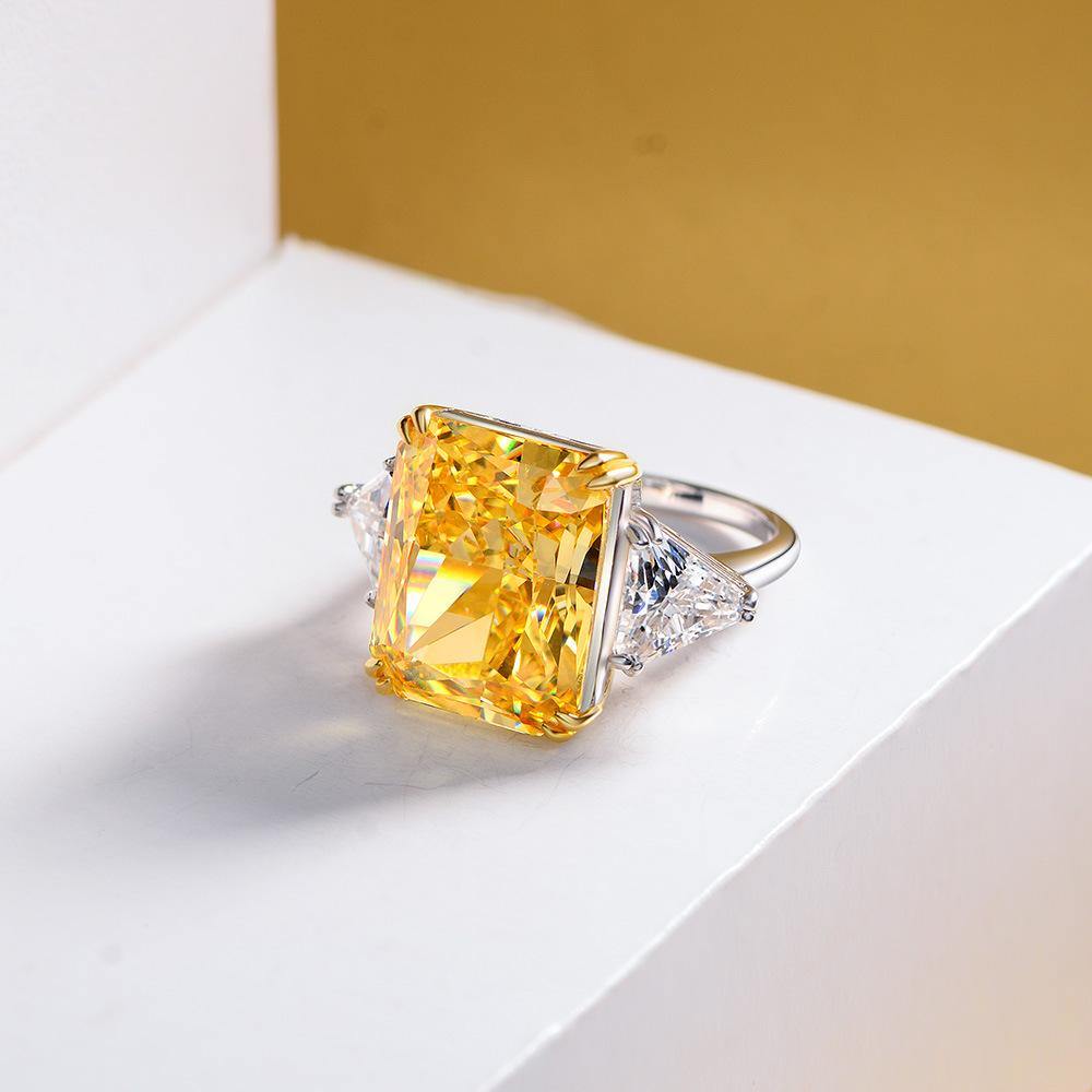 Yellow Diamond Engagement Ring - HER'S