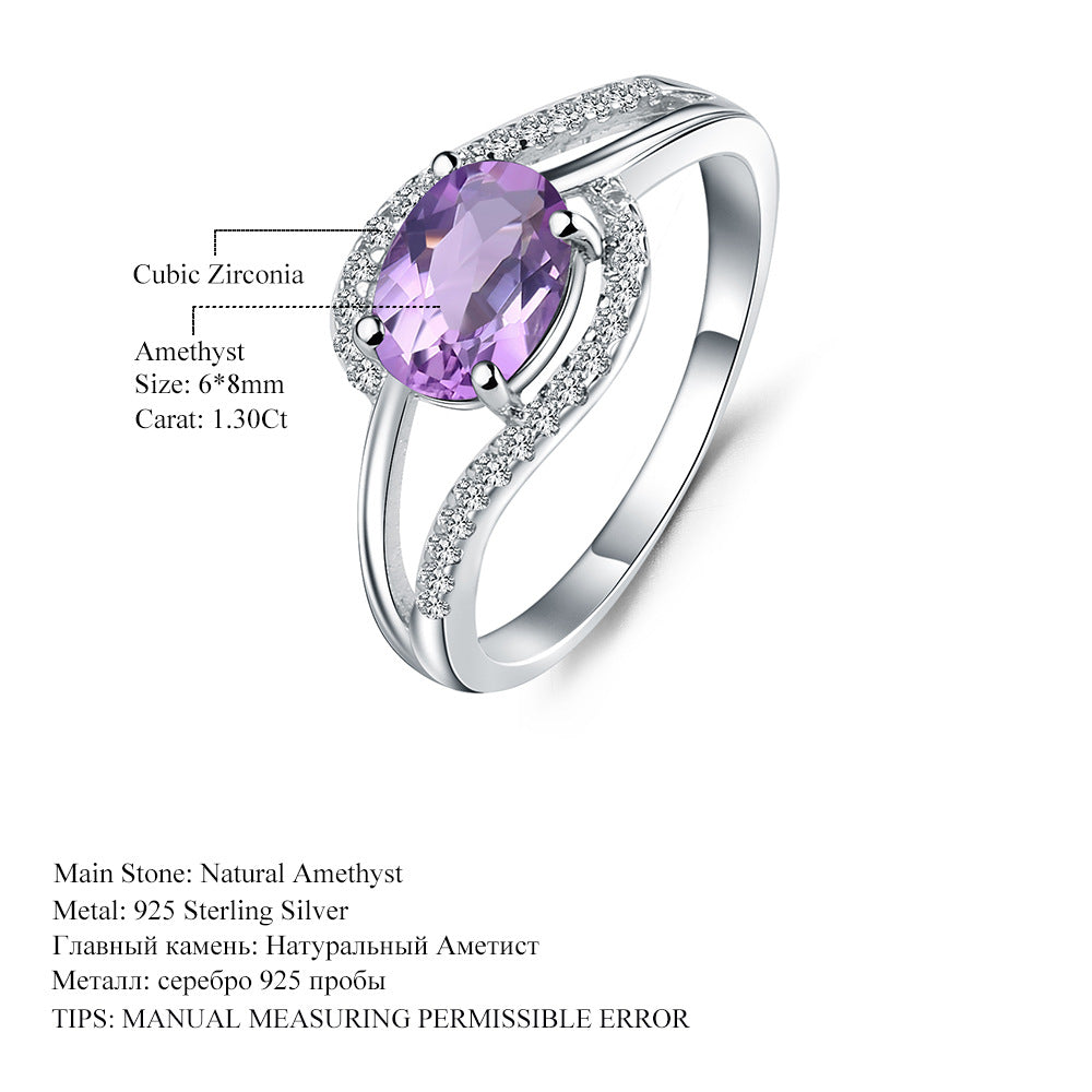 Amethyst Ring for Women - HERS