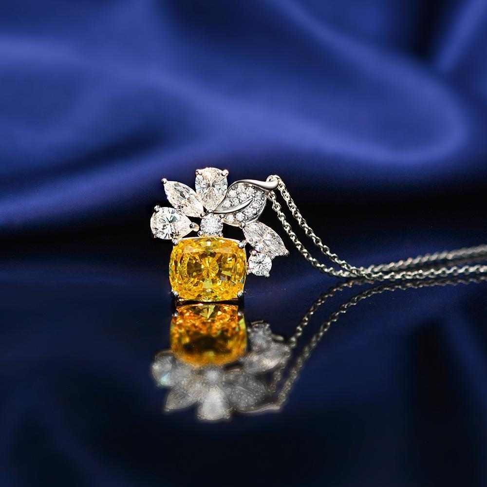 Canary Yellow Diamond Necklace - HERS
