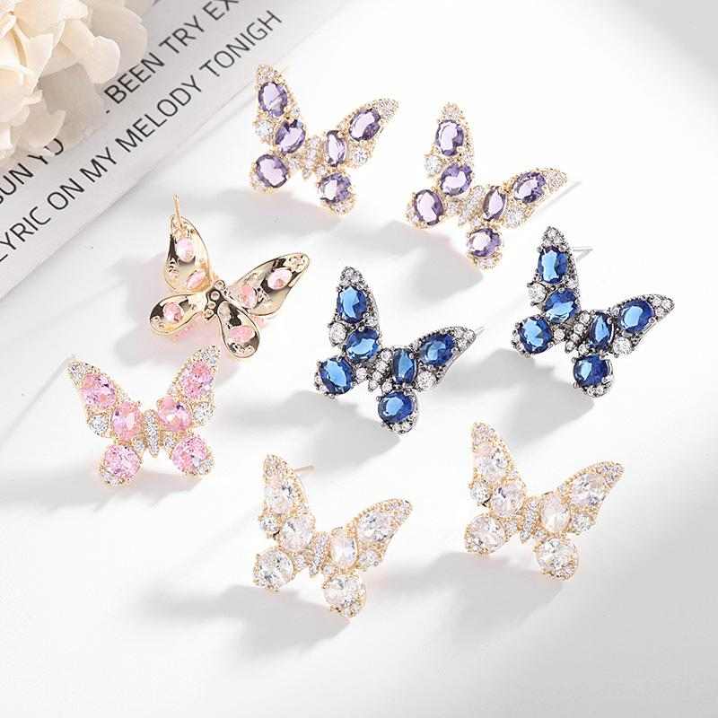 Butterfly Stud Earrings - HERS