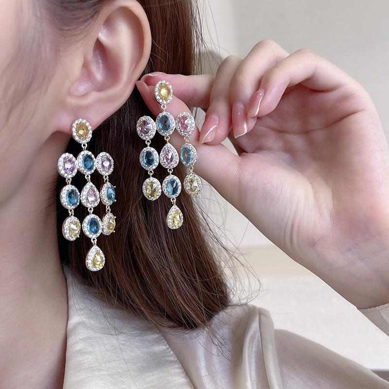 Multicolor Tassel Earrings - HERS