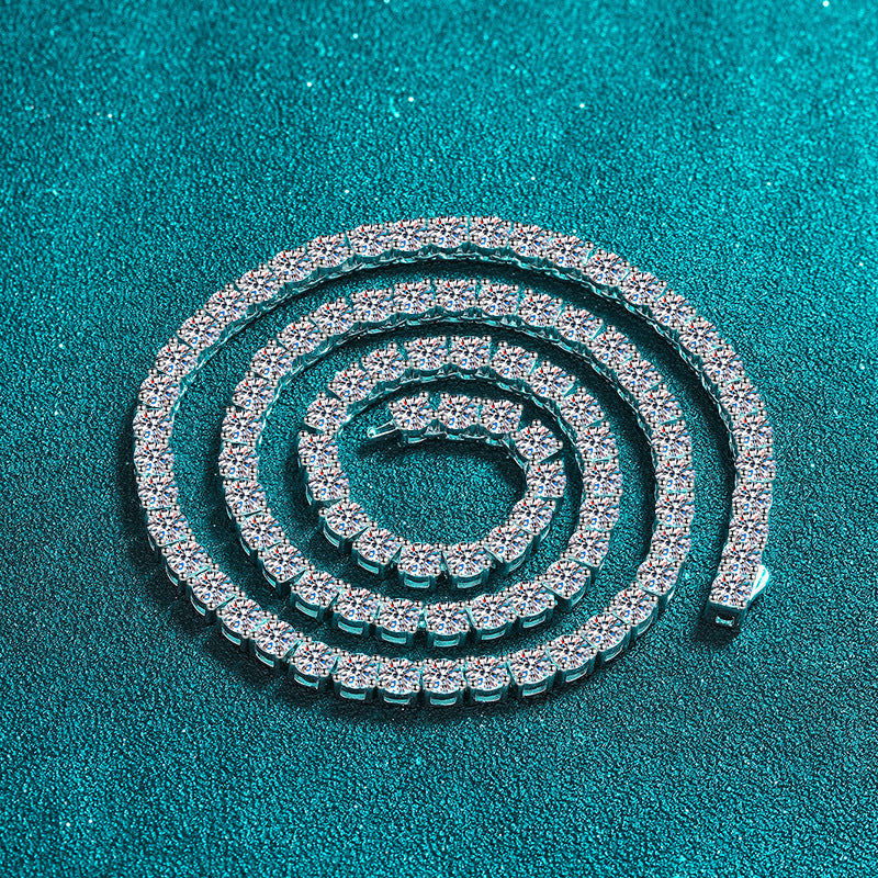 Moissanite Tennis Necklace