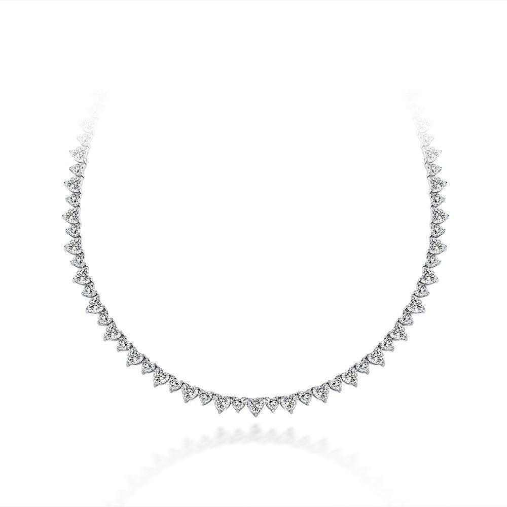 Diamond Cluster Necklace - HERS