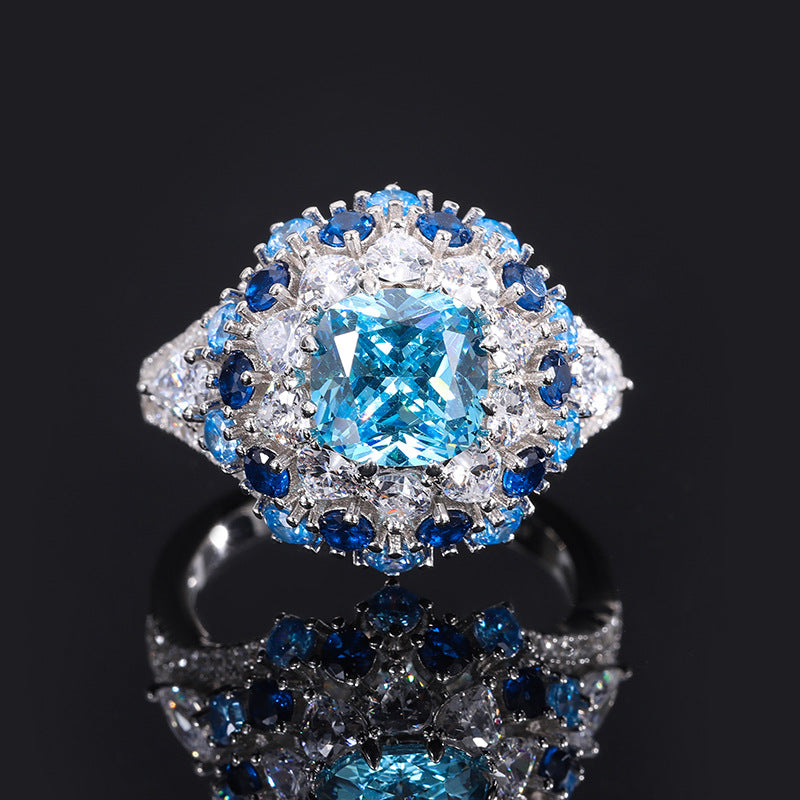 Vintage Aquamarine Engagement Rings