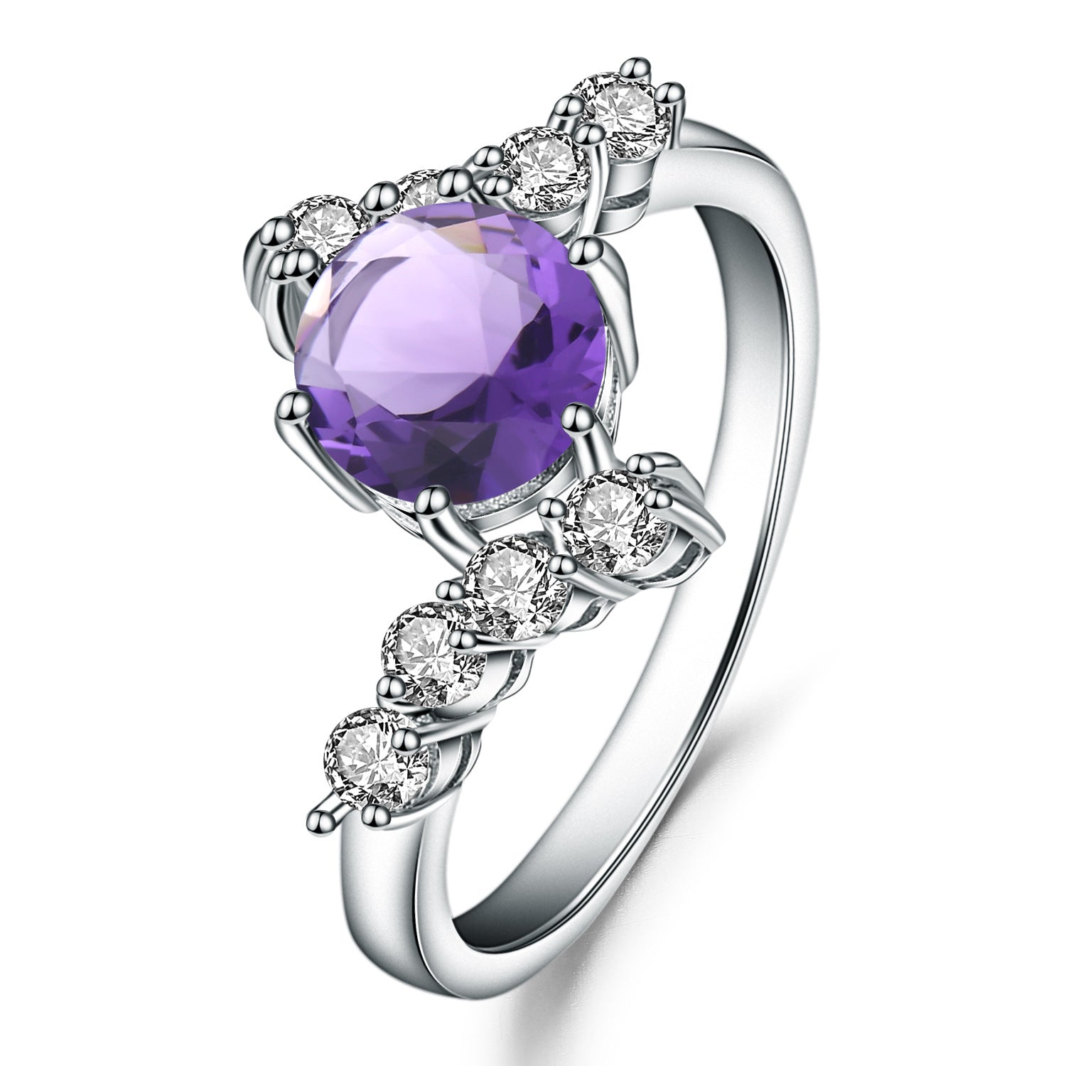 Amethyst Stone Ring - HERS