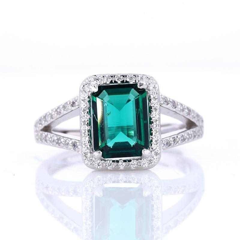 Lab Created Emerald Ring - HERS