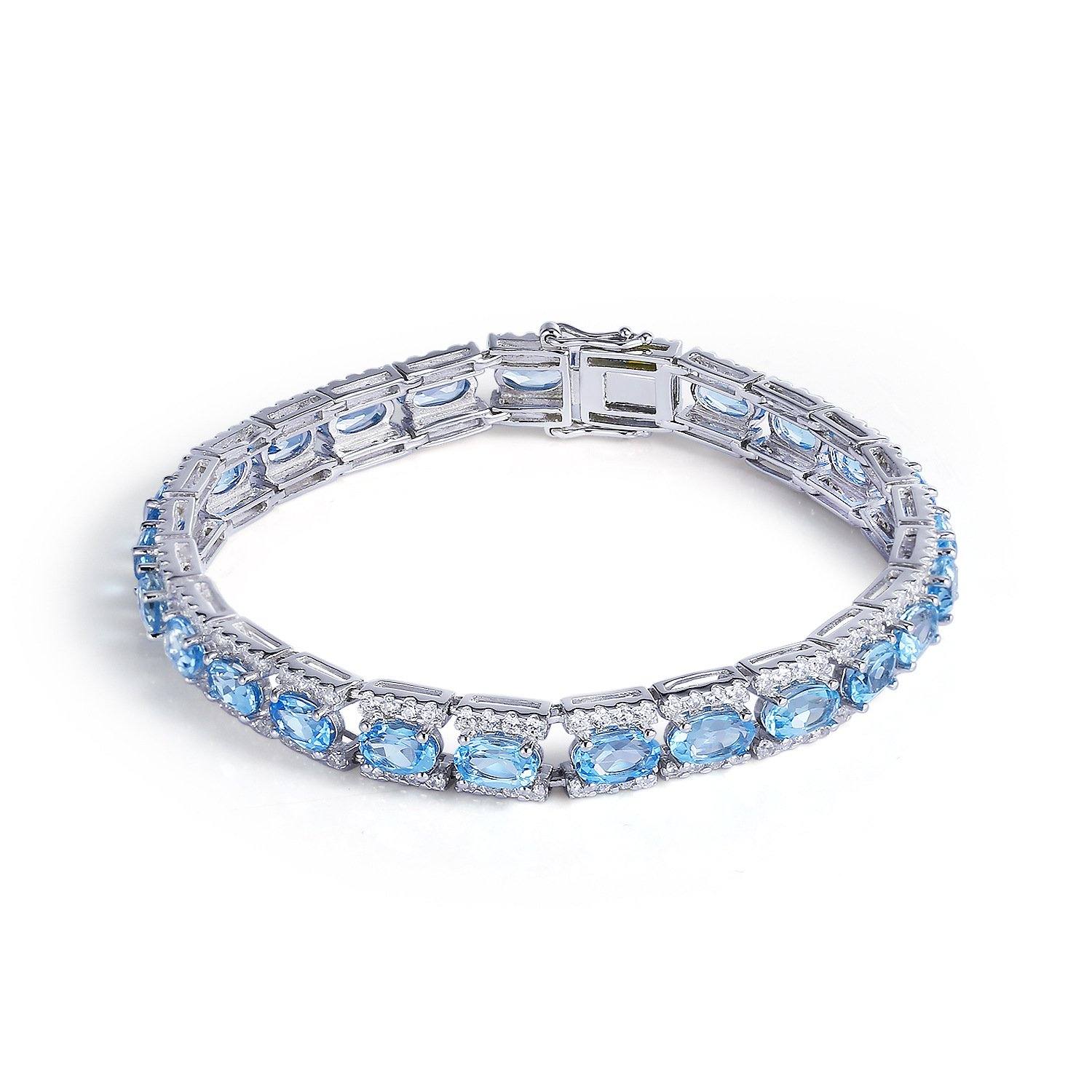 Blue Topaz Bracelet - HER'S