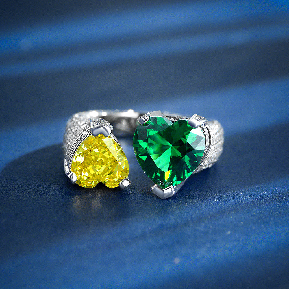 Toi Et Moi Ring Emerald