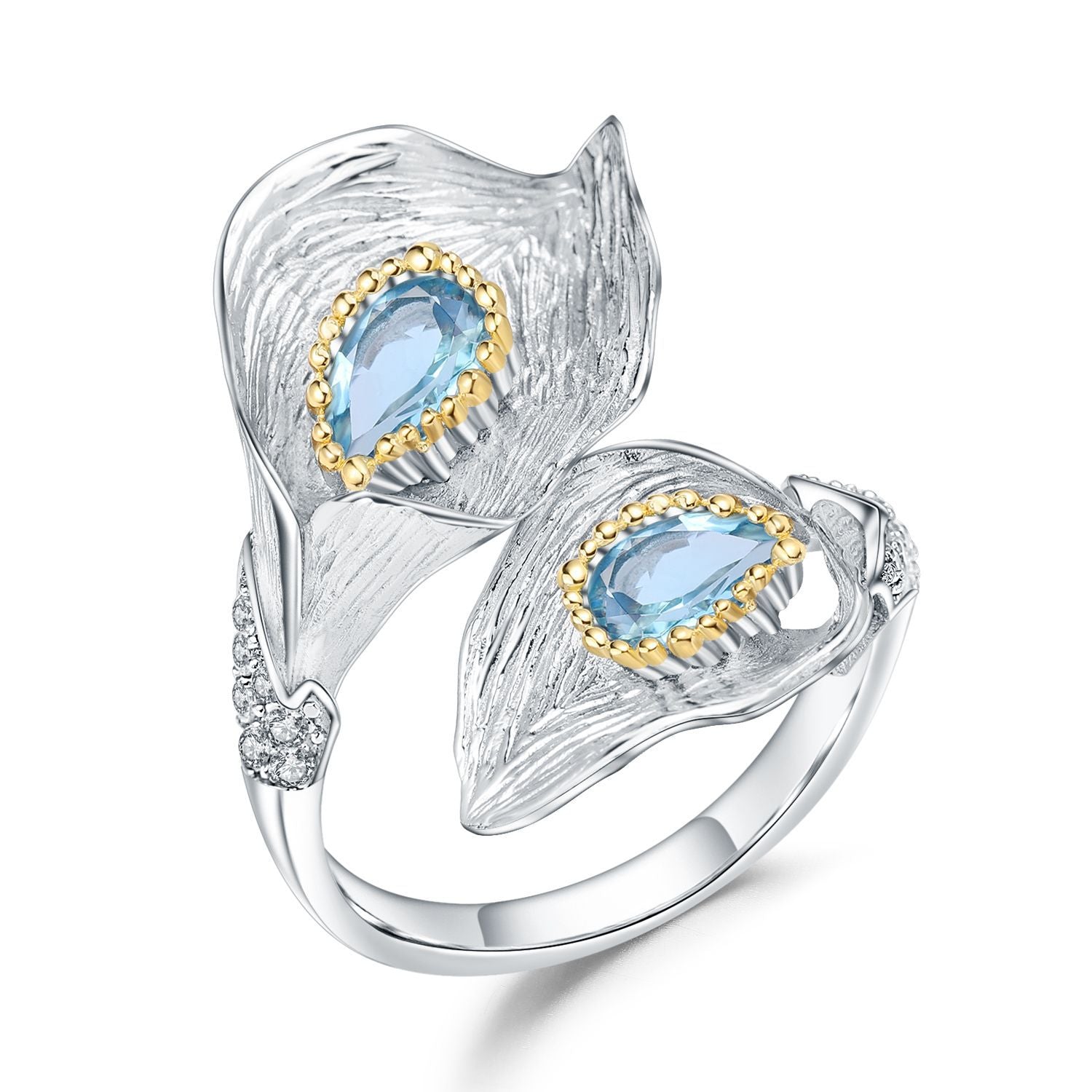 Antique Blue Topaz Ring - HERS