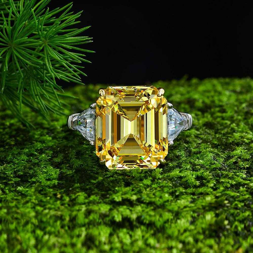 3 Carat Emerald Cut Diamond Ring - HERS
