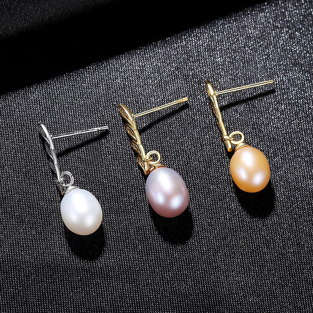 Pearl Gold Earrings - HERS