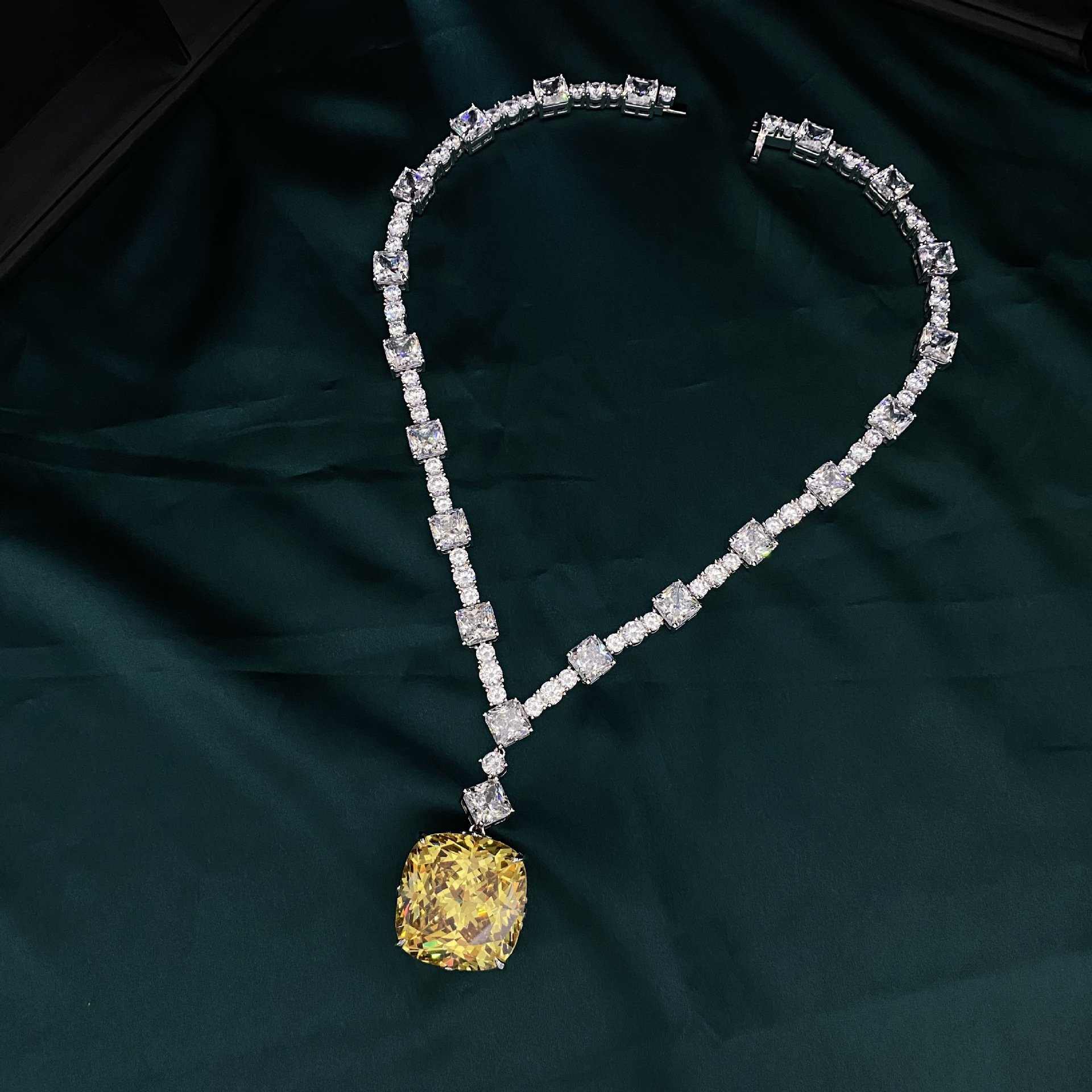 Big Yellow Diamond Necklace - HERS