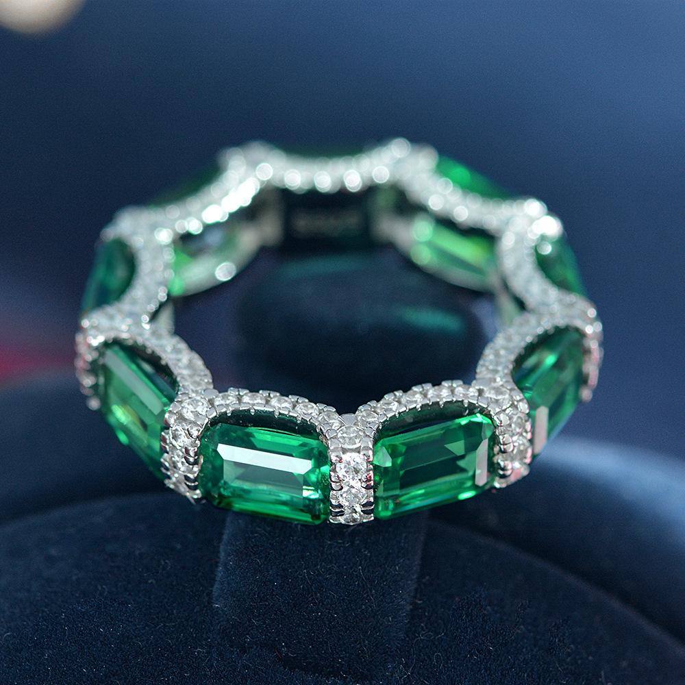 Emerald Eternity Ring - HERS