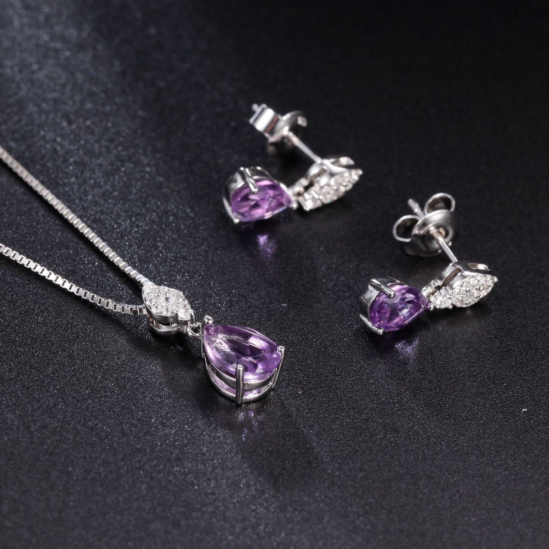 Amethyst Crystal Necklace - HERS