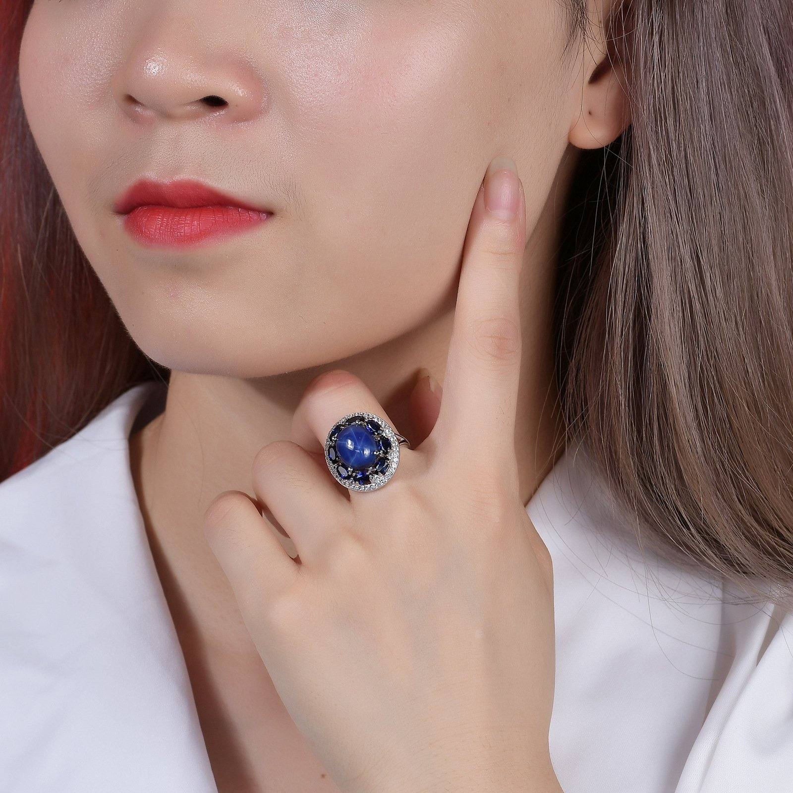 Vintage Star Sapphire Ring - HER'S