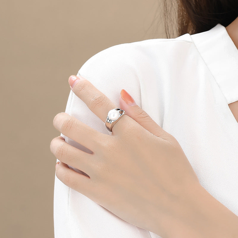 Simple Freshwater Pearl Ring