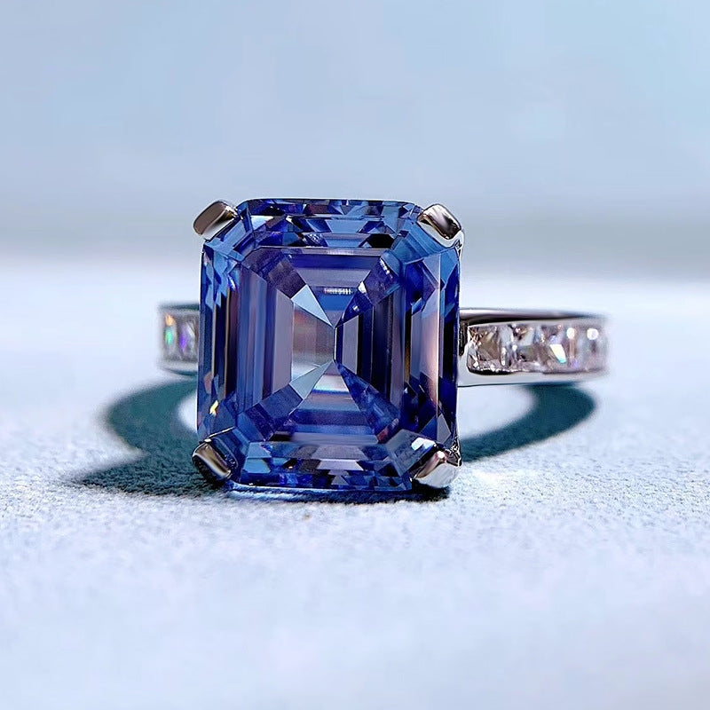 Emerald Cut Sapphire Ring