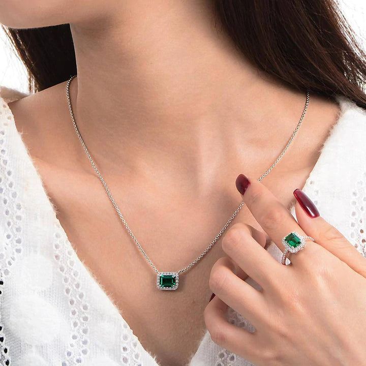 Emerald Jewelry Set - HERS