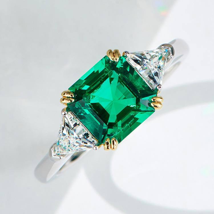 Emerald Engagement Ring for Women - HERS