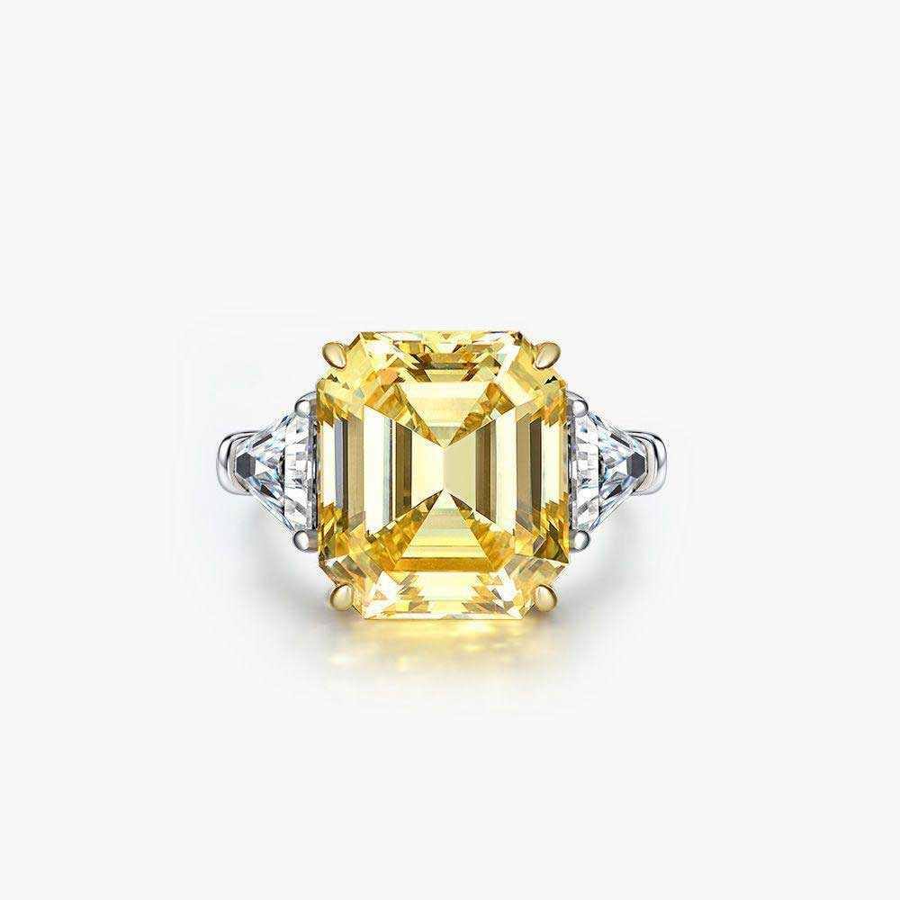 3 Carat Emerald Cut Diamond Ring - HERS