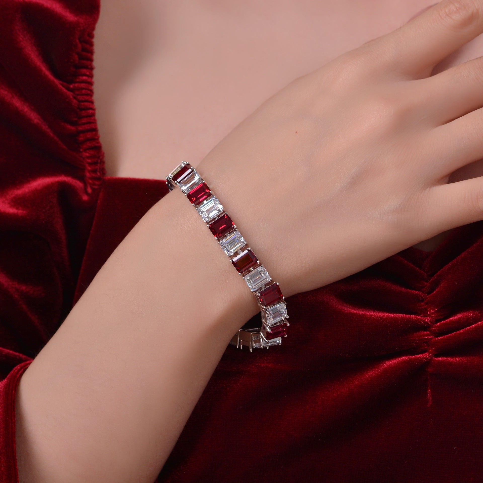 Ruby Diamond Bracelet