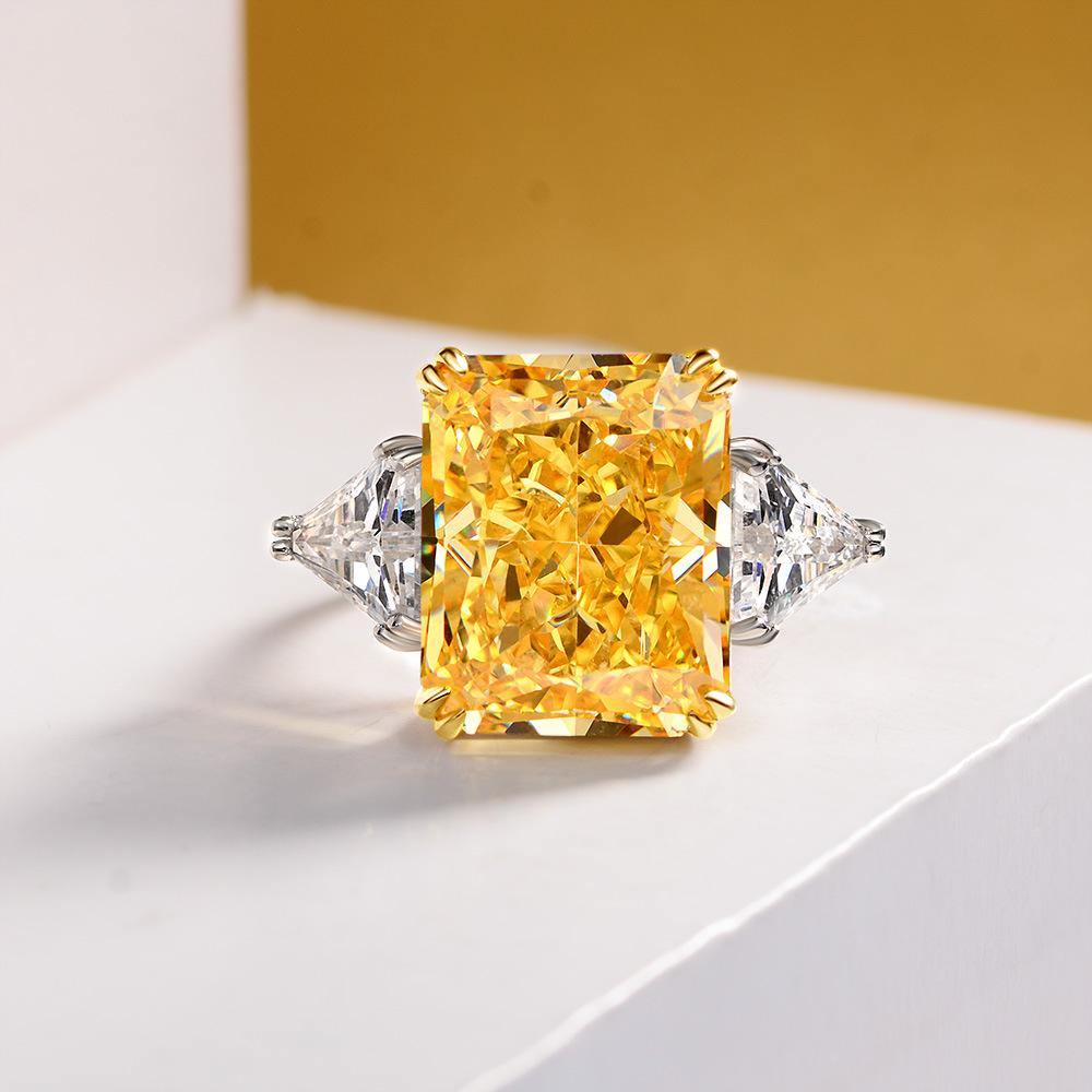 4 Carat Yellow Diamond Ring - HERS