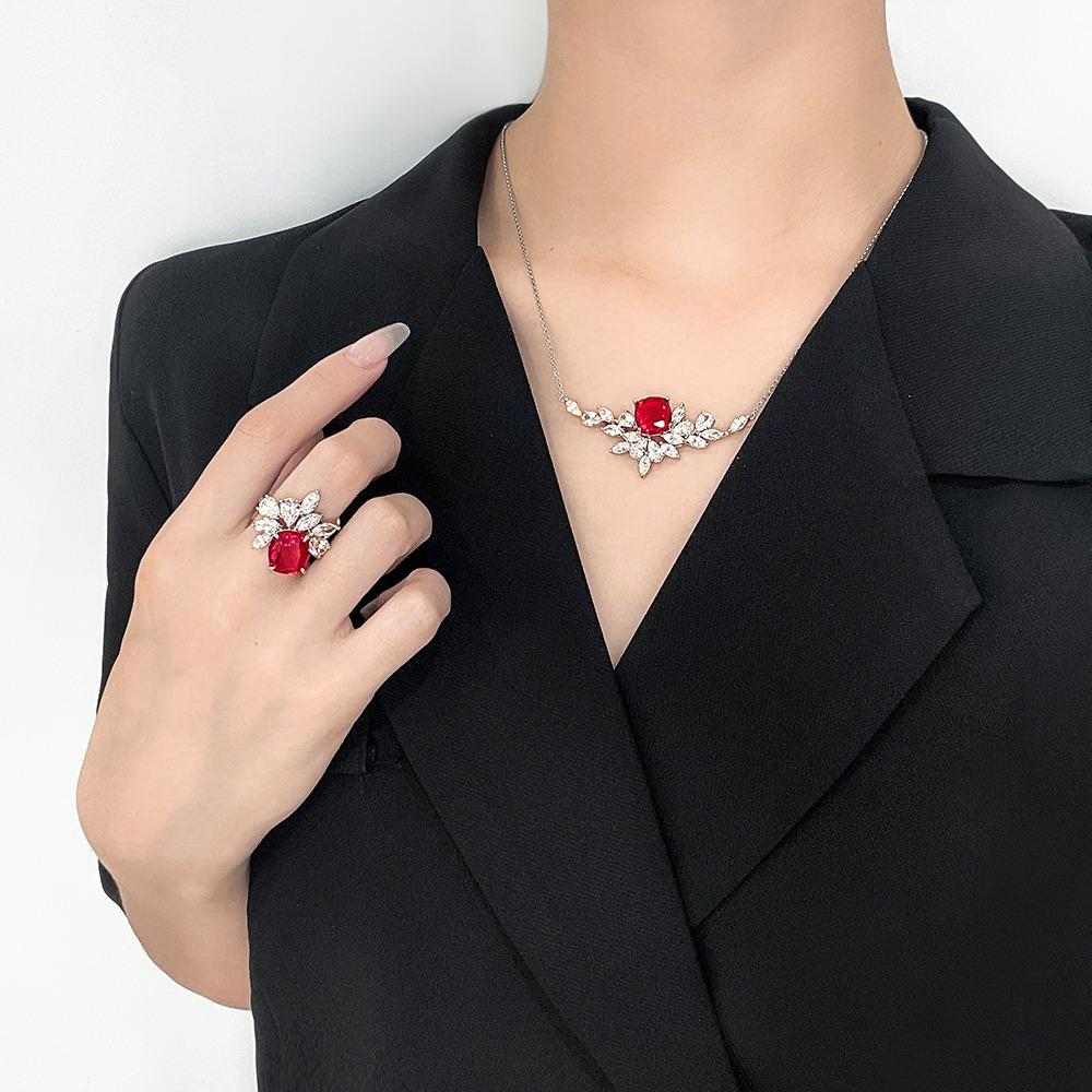 Ruby and Diamond Ring Rebrum - HER'S