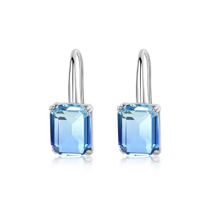 Light Blue Stone Earrings - HERS